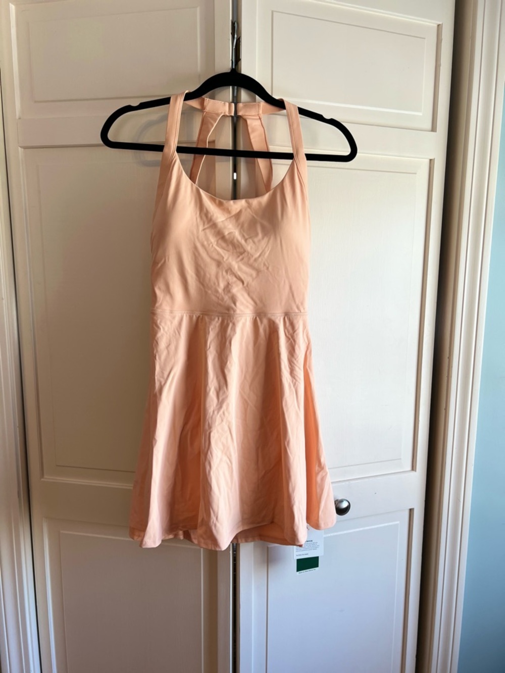 Halara Softlyzero Backless Twisted Cool Touch Active Dress Easy Peezy Sunburst - Picture 10 of 16